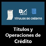 Títulos y Operaciones de Crédito
